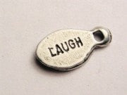 Laugh Genuine American Pewter Charm