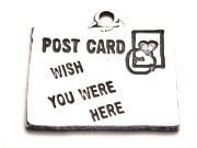 Post Card Genuine American Pewter Charm