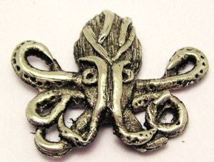 Cthulhu Octopus Genuine American Pewter Charm