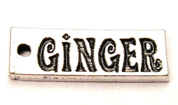 Ginger Genuine American Pewter Charm