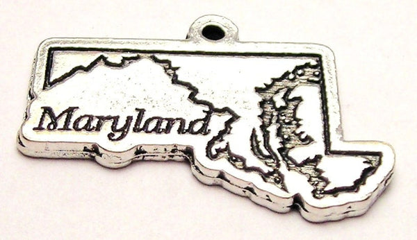 Maryland Genuine American Pewter Charm