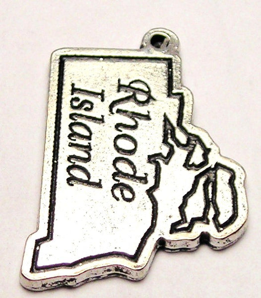 Rhode Island Genuine American Pewter Charm