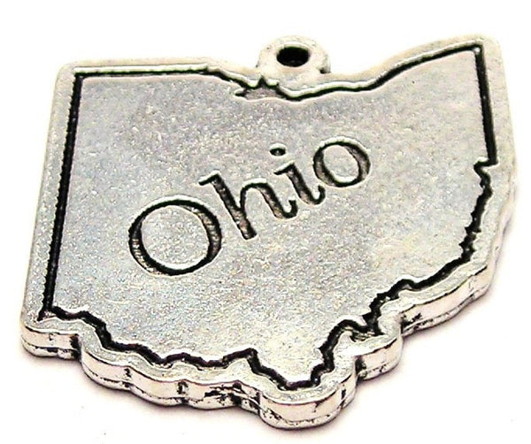 Ohio Genuine American Pewter Charm