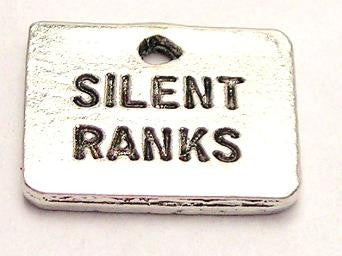 Silent Ranks Genuine American Pewter Charm