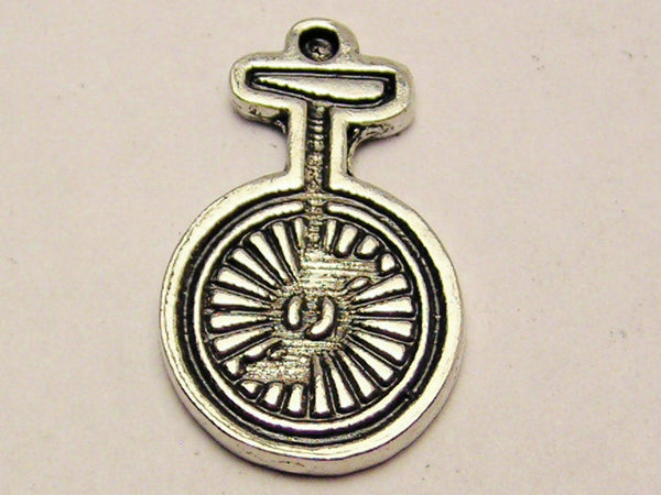 Unicycle Genuine American Pewter Charm