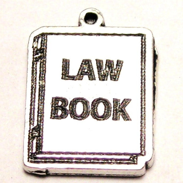 Law Book Genuine American Pewter Charm