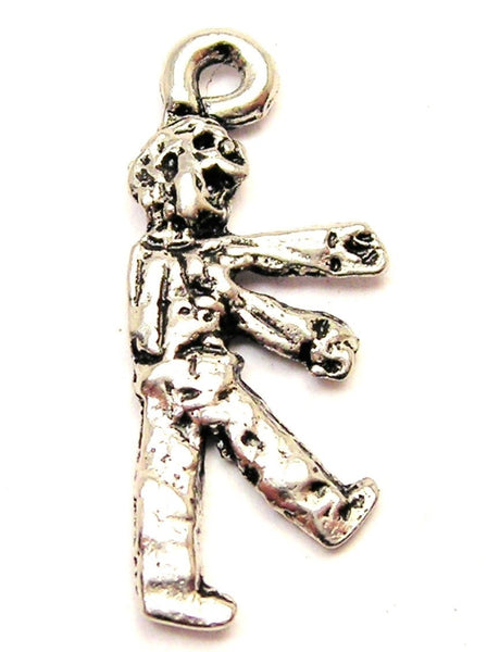 Little Walking Zombie Genuine American Pewter Charm