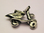 Scooter Genuine American Pewter Charm