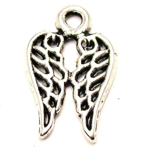 Lace Wings Genuine American Pewter Charm