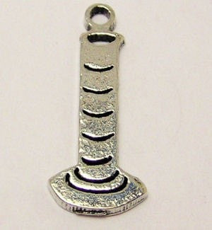 Graduated Cylinder Genuine American Pewter Charm