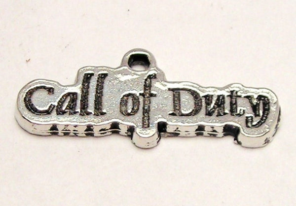 Call Of Duty Genuine American Pewter Charm