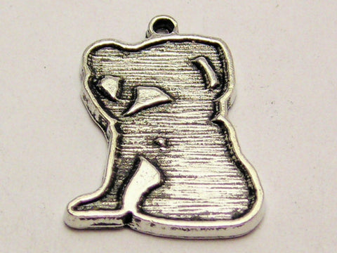 The Thinker Genuine American Pewter Charm