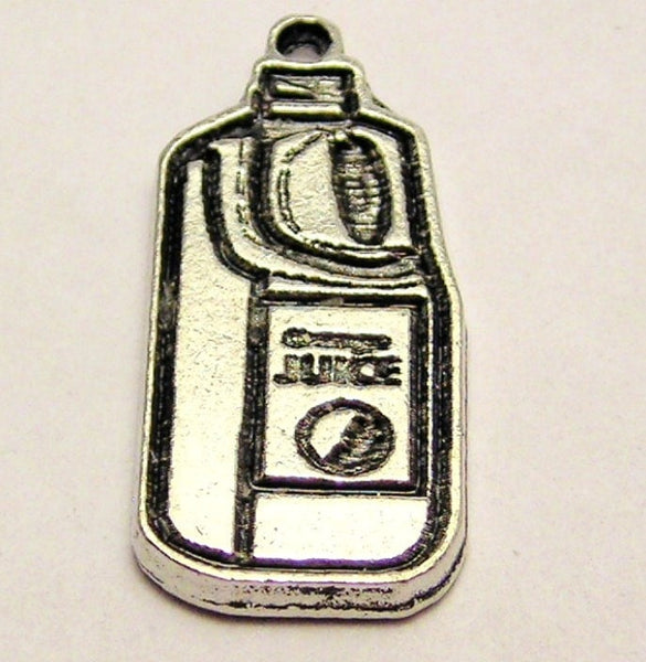 Orange Juice Genuine American Pewter Charm