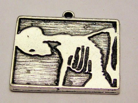 Oh I Got A Backache Chiropractor Genuine American Pewter Charm