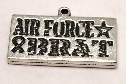 Air Force Brat Genuine American Pewter Charm