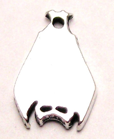 Upside Down Bat Genuine American Pewter Charm