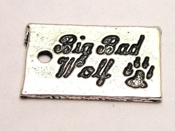 Big Bad Wolf Genuine American Pewter Charm