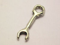 Socket Wrench Genuine American Pewter Charm