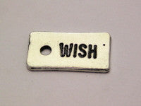 Wish Genuine American Pewter Charm