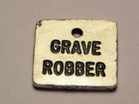 Grave Robber Genuine American Pewter Charm