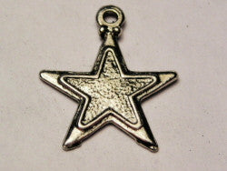 Star In Star Genuine American Pewter Charm