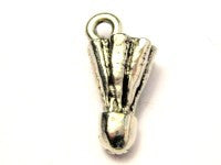 Tennis Shuttlecock Birdie Genuine American Pewter Charm