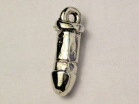 Small Bullet Genuine American Pewter Charm