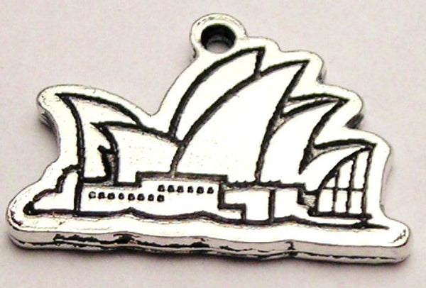 Sydney Opera House Genuine American Pewter Charm