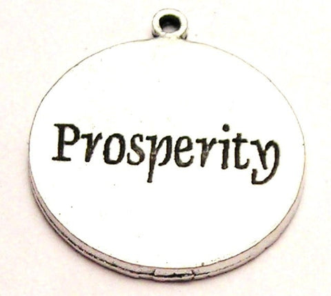 Prosperity Circle Genuine American Pewter Charm