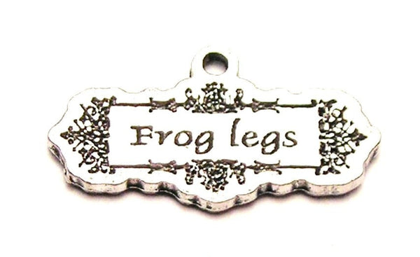 Frog Legs Genuine American Pewter Charm