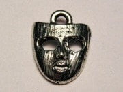 Mask Genuine American Pewter Charm