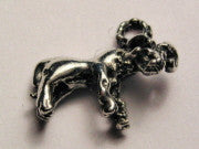 Ram Genuine American Pewter Charm