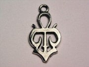 Egyptian Symbol Genuine American Pewter Charm