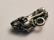 Wild Rabbit Head Genuine American Pewter Charm