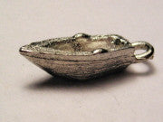 Row Boat Genuine American Pewter Charm