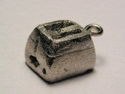 Toaster Genuine American Pewter Charm
