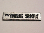 Think Snow Genuine American Pewter Charm