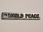 World Peace Genuine American Pewter Charm