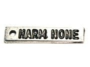 Harm None Genuine American Pewter Charm