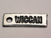 Wiccan Tab Genuine American Pewter Charm