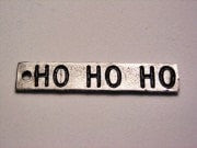 Ho Ho Ho Genuine American Pewter Charm