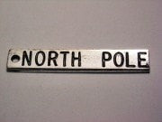 North Pole Genuine American Pewter Charm