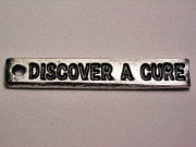 Discover A Cure Genuine American Pewter Charm