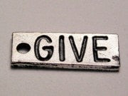 Give Genuine American Pewter Charm