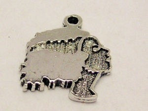 Mini Bride Of Frankenstein Genuine American Pewter Charm