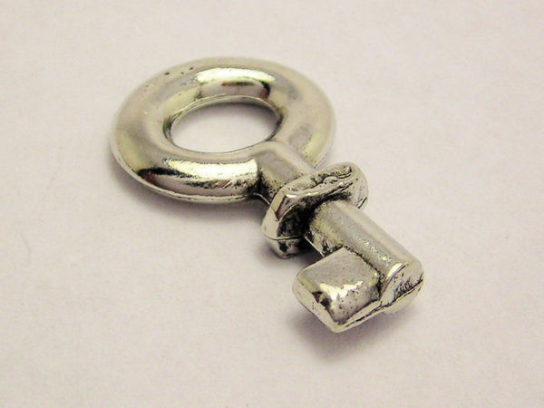 Vintage Style Handcuff Key Genuine American Pewter Charm