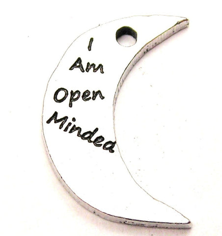 I Am Open Minded Genuine American Pewter Charm