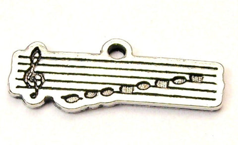 Musical Octave Genuine American Pewter Charm