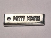 Potty Mouth Genuine American Pewter Charm