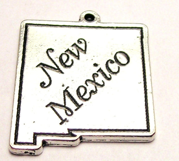 New Mexico Genuine American Pewter Charm